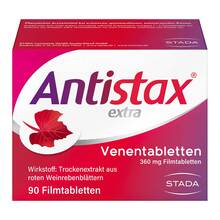 Abbildung: Antistax extra Venentabletten 90 St, Filmtabletten PZN 05954715 