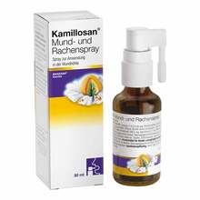 Abbildung: Kamillosan Mund- und Rachenspray 30 ml, Spray PZN 05973405 