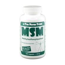 Abbildung: Msm 500 mg Methylsulfonylmethan Kapseln 250 St, Kapseln PZN 05987815 