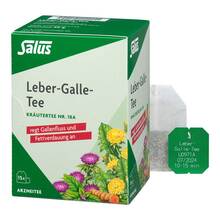 Abbildung: Leber Galle-Tee Kräutertee Nr.18a Salus Filterbeutel  15 St, Filterbeutel PZN 06059684 