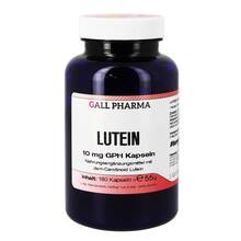 Abbildung: Lutein 10 mg Gph Kapseln 180 St, Kapseln PZN 06075163 