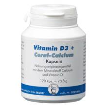 Abbildung: Vitamin D3 + Coral Calcium Kapseln 120 St, Kapseln PZN 06075387 