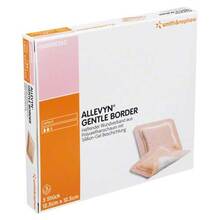 Abbildung: Allevyn Gentle Border 12,5x12,5 cm Schaumverband  5 St, Verband PZN 06087433 
