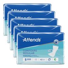 Abbildung: ATTENDS Contours Regular 5 Vorlage 5X42 St PZN 06105510 