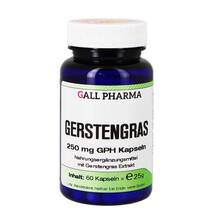Abbildung: Gerstengras 250 mg Gph Kapseln 60 St, Kapseln PZN 06106521 