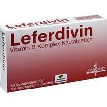 Abbildung: LEFERDIVIN Vitamin B Komplex Kautablette 60 St, Kautabletten PZN 06118955 