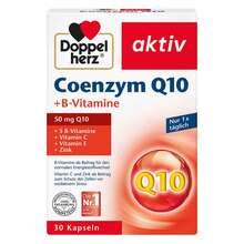 Abbildung: Doppelherz Coenzym Q10 + B Vitamine Kapseln 30 St, Kapseln PZN 06120484 