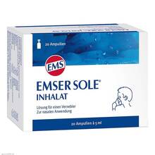 Abbildung: Emser Sole Inhalat Lösung für e.Vernebler 20 St, Lösung für einen Vernebler PZN 06150054 