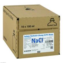 Abbildung: Kochsalzlösung 0,9% Miniflac 10X100 ml, Infusionslösung PZN 06173569 