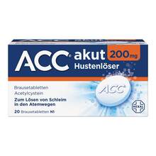 Abbildung: Acc akut 200 Brausetabletten 20 St, Brausetabletten PZN 06302311 