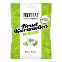 Abbildung: Pectoral Brustkaramellen zuckerfrei Beutel 60 g, Bonbons PZN 06310523 