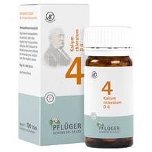 Abbildung: Biochemie Pflüger 4 Kalium chloratum D 6 Tabletten 100 St, Tabletten PZN 06318909 