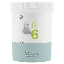 Abbildung: Biochemie Pflüger 6 Kalium sulfuricum D 6 Tabletten  1000 St, Tabletten PZN 06319300 