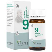 Abbildung: Biochemie Pflüger 9 Natrium phosphoricum D 6 Tabletten  100 St, Tabletten PZN 06319636 