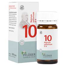 Abbildung: Biochemie Pflüger 10 Natrium sulfuricum D 6 Tabletten  100 St, Tabletten PZN 06319671 