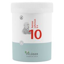Abbildung: Biochemie Pflüger 10 Natrium sulfuricum D 6 Tabletten  1000 St, Tabletten PZN 06319694 