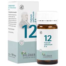 Abbildung: Biochemie Pflüger 12 Calcium sulfuricum D 6 Tabletten  100 St, Tabletten PZN 06320148 
