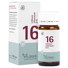 Abbildung: Biochemie Pflüger 16 Lithium chloratum D 6 Tabletten  100 St, Tabletten PZN 06322288 