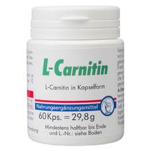 Abbildung: L-Carnitin Kapseln 60 St, Kapseln PZN 06322621 