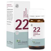 Abbildung: Biochemie Pflüger 22 Calcium carbonicum D 6 Tabletten  100 St, Tabletten PZN 06322816 