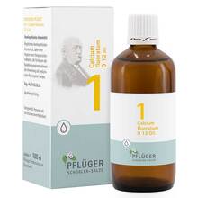 Abbildung: Biochemie Pflüger 1 Calcium fluoratum D 12 Tropfen 100 ml, Tropfen PZN 06323684 