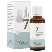 Abbildung: Biochemie Pflüger 7 Magnesium phosphoricum D 6 Tro 30 ml, Tropfen PZN 06324519 