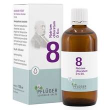 Abbildung: Biochemie Pflüger 8 Natrium chloratum D 6 Tropfen 100 ml, Tropfen PZN 06324643 