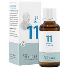 Abbildung: Biochemie Pflüger 11 Silicea D 12 Tropfen 30 ml, Tropfen PZN 06324755 