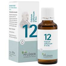 Abbildung: Biochemie Pflüger 12 Calcium sulfuricum D 6 Tropf. 30 ml, Tropfen PZN 06324778 
