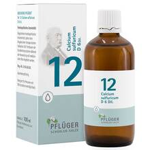 Abbildung: Biochemie Pflüger 12 Calcium sulfuricum D 6 Tropf. 100 ml, Tropfen PZN 06324784 