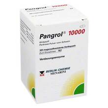 Abbildung: Pangrol 10.000 Hartkapseln mit magensaftresistent überzogene Pell. 100 St, Hartkapseln mit magensaftresistent überzogenen Pellets PZN 06324956 