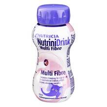 Abbildung: Nutrinidrink Multifibre Erdbeergeschmack 200 ml, Flüssigkeit PZN 06327481 