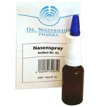Abbildung: Nasenspray Pumpzerstäuber auf 20 ml Braunglasfla. 1 St PZN 06336735 