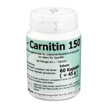 Abbildung: L-CARNITIN 150 Kapseln 60 St, Kapseln PZN 06336965 
