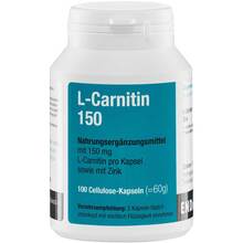 Abbildung: L-CARNITIN 150 Kapseln 100 St, Kapseln PZN 06336971 