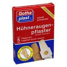 Abbildung: Gothaplast Cornmed Hühneraugenpflaster 2x6 cm 5 St, Pflaster PZN 06339722 