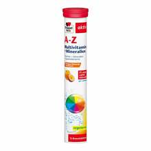 Abbildung: Doppelherz A-Z Multivitamin + Mineralien Brausetabletten  15 St, Brausetabletten PZN 06411218 