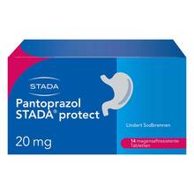 Abbildung: Pantoprazol Stada protect 20 mg magensaftresistent Tabletten  14 St, Tabletten magensaftresistent PZN 06415618 