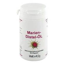 Abbildung: Mariendistel Öl 500 mg Kapseln 60 St, Kapseln PZN 06430316 