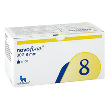 Abbildung: NOVOFINE Nadeln 0,30x8 mm 100 St, Kanüle PZN 06445890 