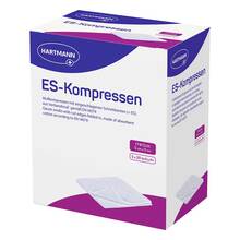 Abbildung: ES-Kompressen steril 5x5 cm 12fach Großpackung 5X20 St, Kompressen PZN 06453872 