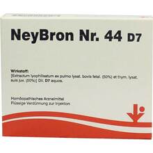 Abbildung: NEYBRON Nr.44 D 7 Ampullen 5X2 ml, Ampullen PZN 06486883 