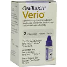Abbildung: One Touch Verio Kontrolllösung mittel 2X3.8 ml, Lösung PZN 06558387 