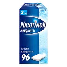 Abbildung: Nicotinell Kaugummi Cool Mint 2 mg 96 St, Kaugummi PZN 06580352 