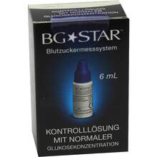 Abbildung: Bgstar Kontrolllösung normal 6 ml, Lösung PZN 06581357 