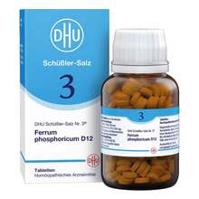 Abbildung: Biochemie Dhu 3 Ferrum phosphoricum D 12 Tabletten 420 St, Tabletten PZN 06584019 