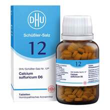 Abbildung: Biochemie Dhu 12 Calcium sulfuricum D 6 Tabletten 420 St, Tabletten PZN 06584309 