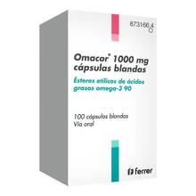 Abbildung: Omacor Weichkapseln 100 St, Weichkapseln PZN 06586260 