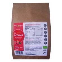 Abbildung: Acerola 100% Bio Pur natürliches Vitamin C Pulver 500 g, Pulver PZN 06632592 