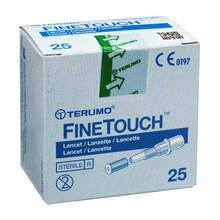 Abbildung: Terumo Finetouch Einmallanzetten 25 St, Lanzetten PZN 06633769 